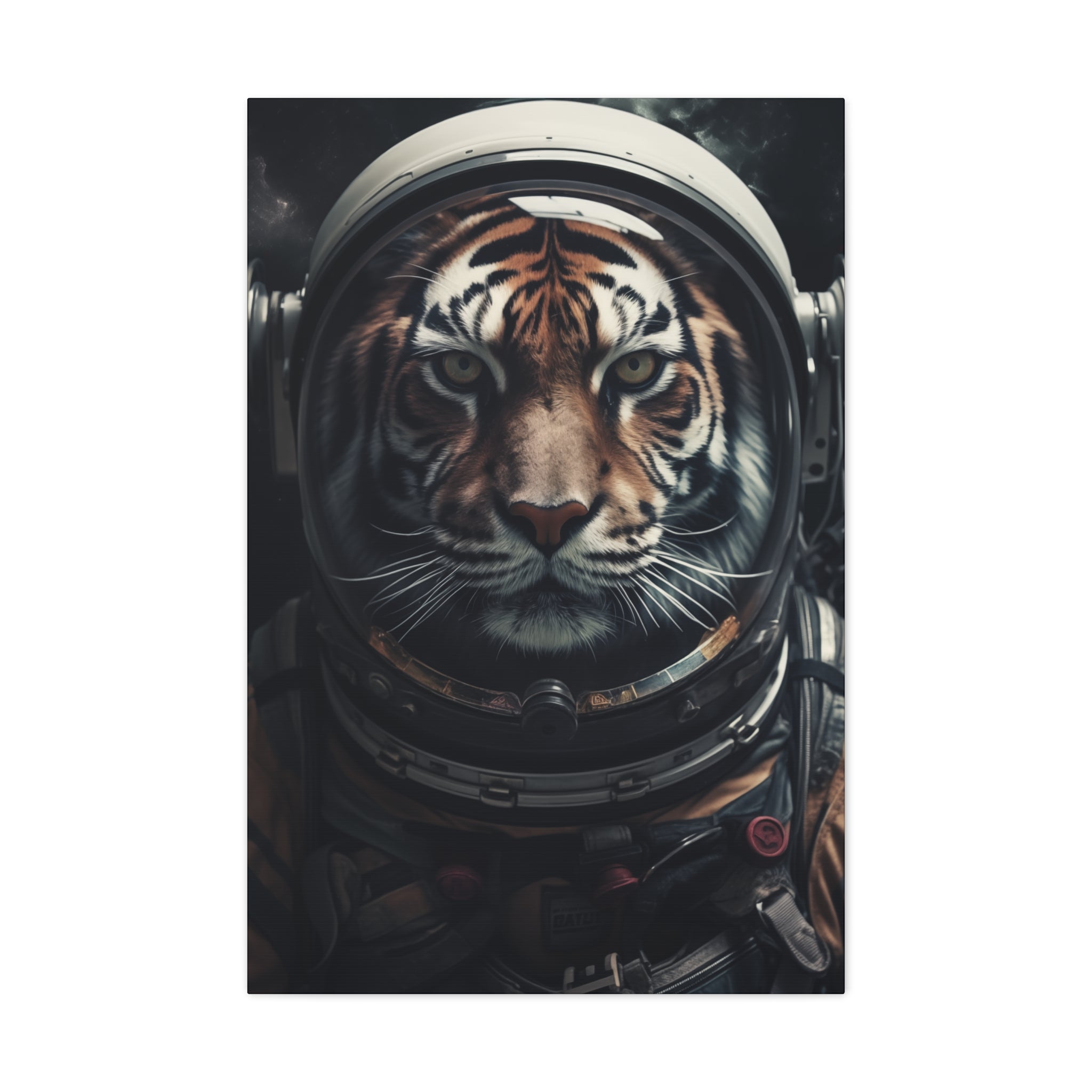 AstroTiger Canvas Wall Art - SynthFrame