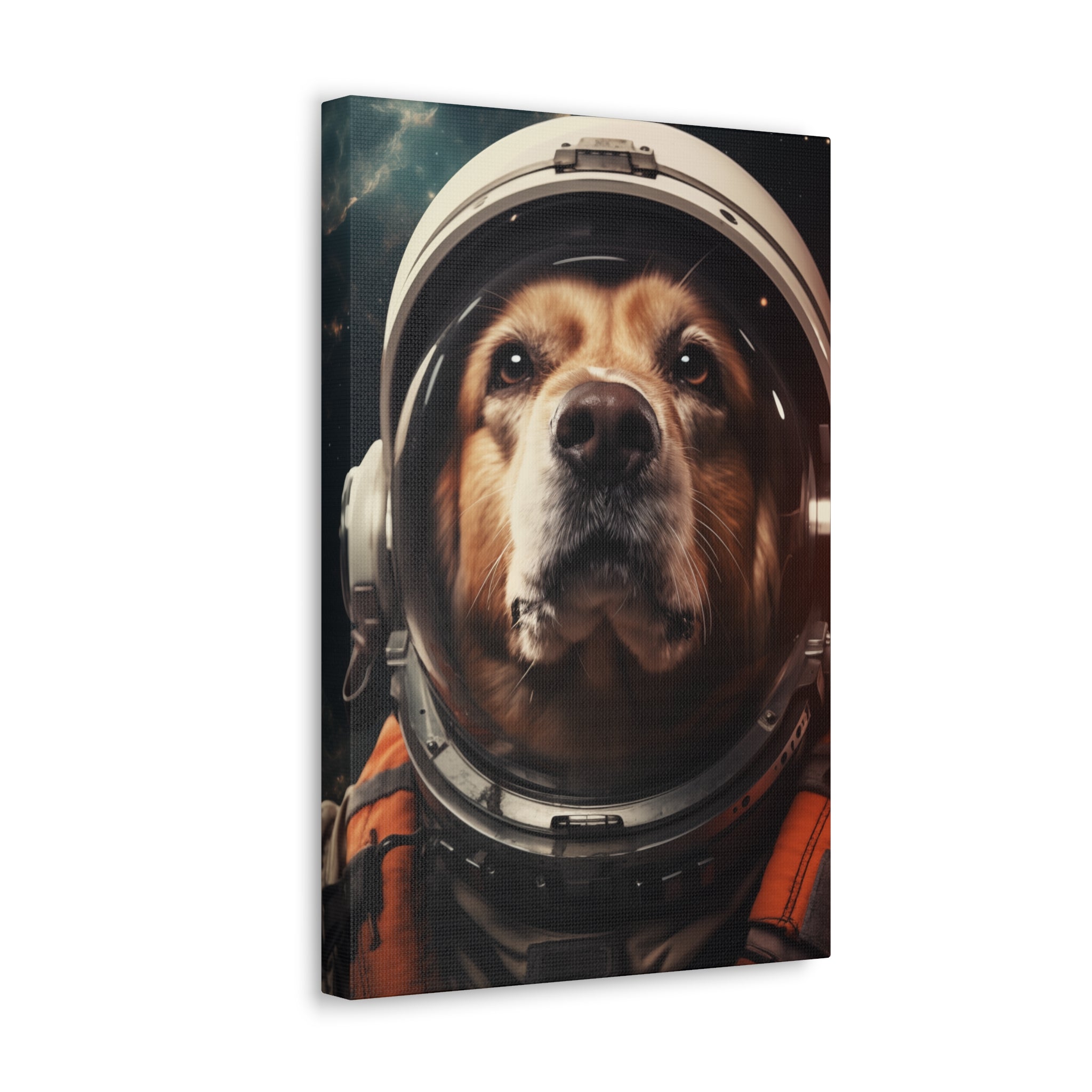 AstroDog 1 Canvas Wall Art - SynthFrame