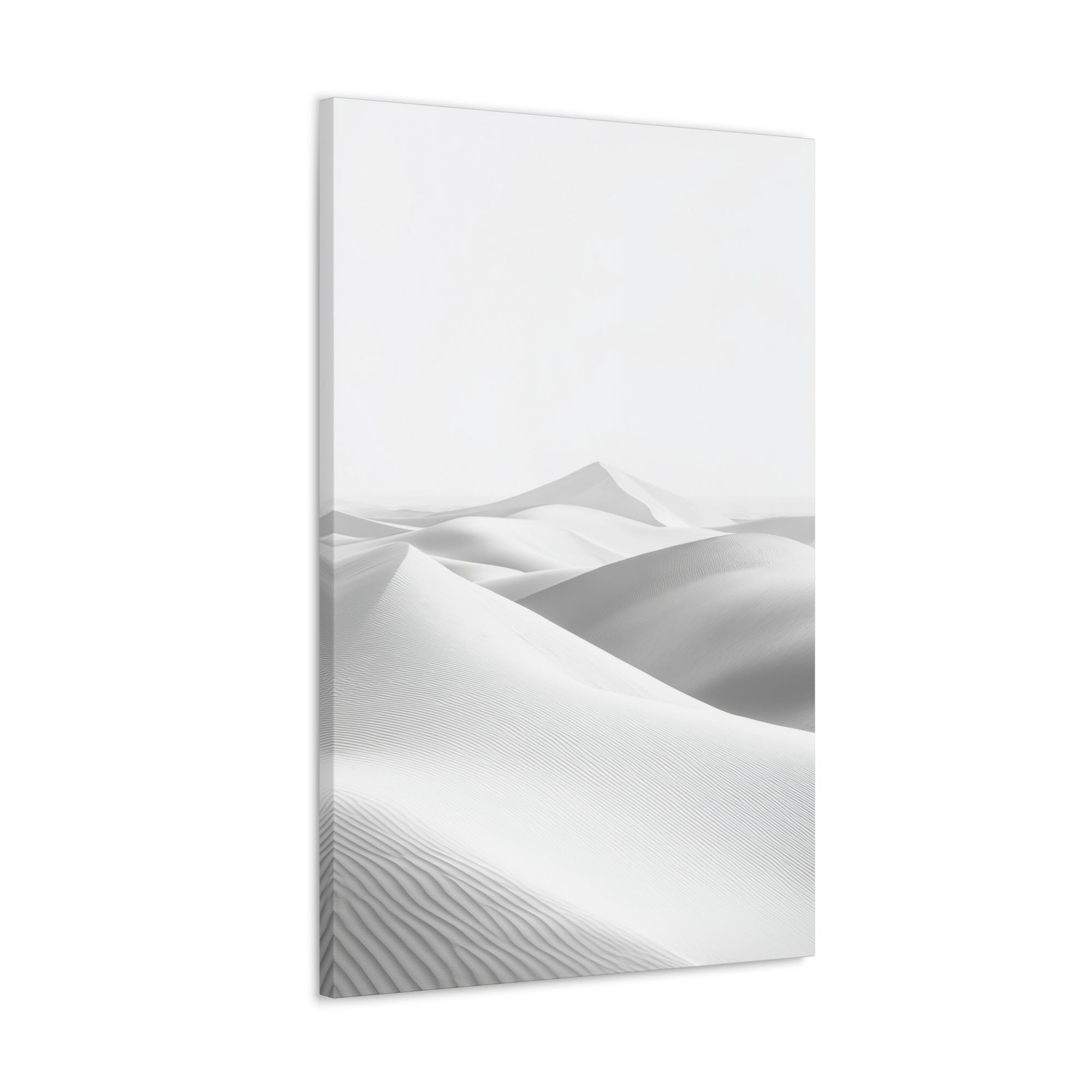 Minimalist Desert Dunes Canvas Wall Art - SynthFrame