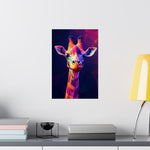 Crystalline Giraffe Poster