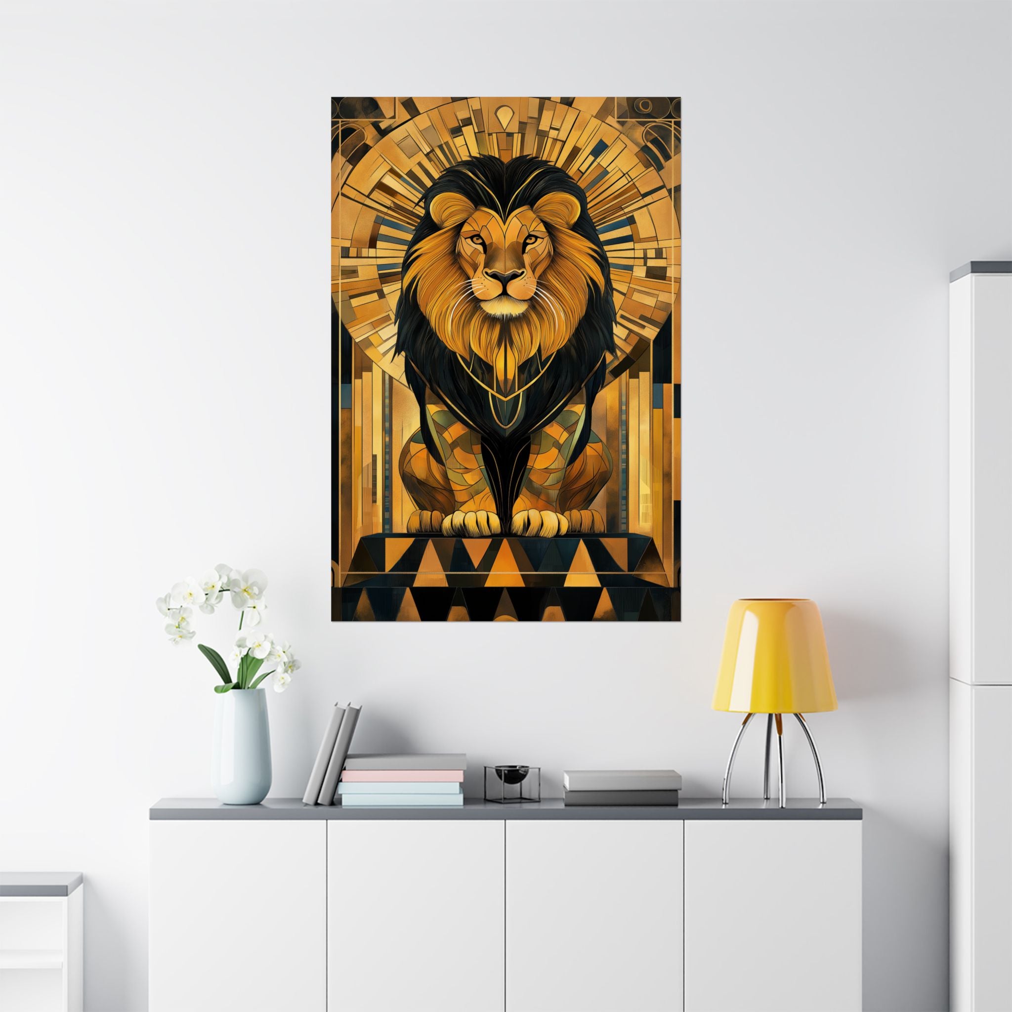 Gilded Lion Poster